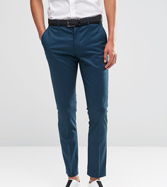 Стретчевые суперзауженные брюки Selected Homme - Синий