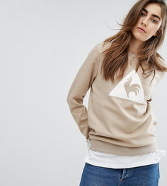 Бежевый свитшот с логотипом из флока Le Coq Sportif эксклюзивно для ASOS - Кремовый