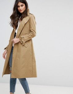 Тренч с поясом River Island - Бежевый