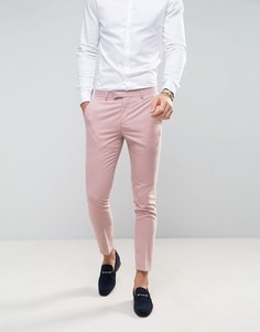 Розовые облегающие брюки River Island - Розовый