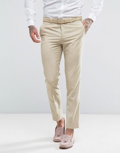 Бежевые брюки скинни River Island - Светло-серый