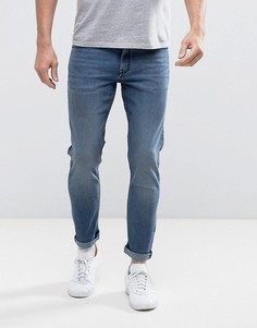 Выбеленные джинсы скинни Calvin Klein - Синий
