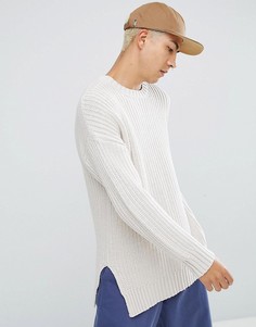 Фактурный оверсайз-джемпер овсяного цвета ASOS - Бежевый
