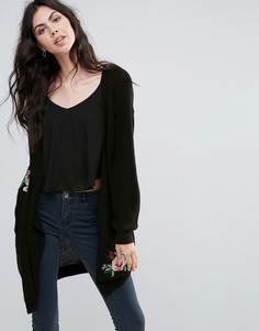 Кардиган с цветочной вышивкой Vero Moda - Черный