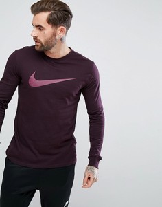 Фиолетовый лонгслив с логотипом Nike Icon 709491-652 - Фиолетовый