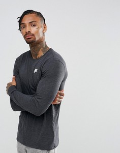 Темно-серый лонгслив Nike Legacy 881551-055 - Черный