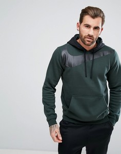Зеленый худи с логотипом Nike 861714-332 - Зеленый
