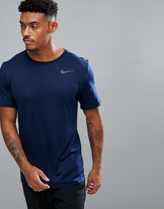 Синяя футболка Nike Training Hyper Dri-FIT 832835-429 - Синий