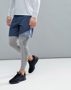 Синие шорты Nike Running Flex Distance 7 Inch 834213-472 - Синий