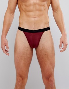 Бордовые стринги ASOS - Красный