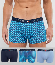 Набор из 3 боксеров-брифов (однотонные, со звездами) Tommy Hilfiger - Мульти