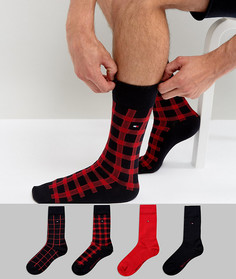 Подарочный набор из 4 пар носков Tommy Hilfiger - Мульти
