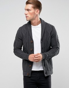 Кардиган с шалевым воротником Jack &amp; Jones Vintage - Серый