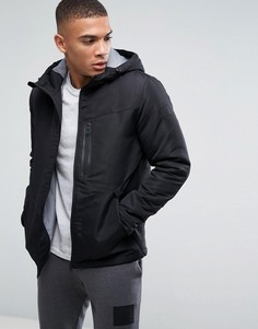 Дутая куртка с капюшоном Jack &amp; Jones - Черный