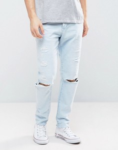 Свободные рваные джинсы River Island - Синий