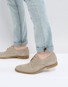 Песочные замшевые дерби River Island - Светло-серый