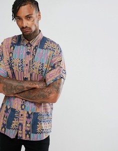Свободная рубашка из вискозы с рукавами летучая мышь ASOS - Зеленый
