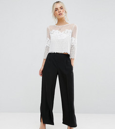 Широкие брюки New Look Petite - Черный