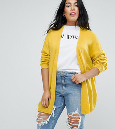 Пушистый кардиган ASOS CURVE - Желтый
