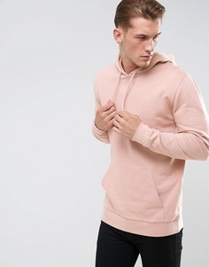 Розовый длинный худи ASOS - Розовый