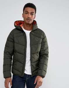 Стеганая куртка с капюшоном Jack &amp; Jones Originals - Зеленый