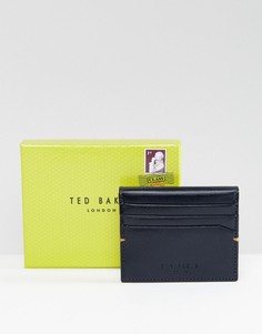 Кожаная кредитница Ted Baker Brights - Темно-синий
