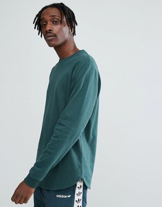 Длинный зеленый свитшот ASOS - Зеленый