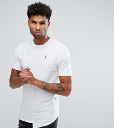 Футболка с асимметричным краем Religion TALL - Белый