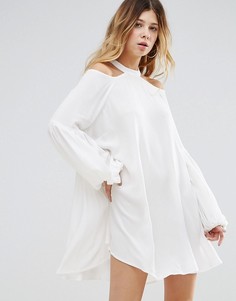 Платье с круглым вырезом Free People - Белый