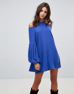 Платье с круглым вырезом Free People - Синий