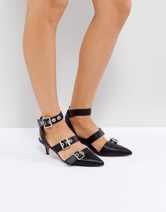 Туфли на каблуке-рюмочке ASOS SHANGHAI - Черный