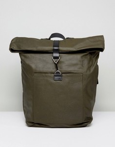 Рюкзак с кожаной отделкой Kiomi - Зеленый