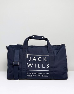 Темно-синяя сумка с логотипом Jack Wills Kenneggy - Темно-синий