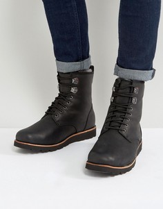 Водонепроницаемые кожаные ботинки UGG - Черный