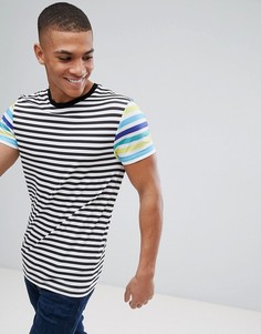 Обтягивающая футболка ASOS - Мульти