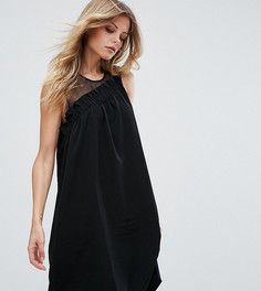 Платье с присборенной драпировкой Vero Moda Tall - Черный