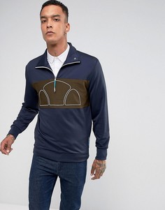 Свитшот с короткой молнией Ellesse Italia - Темно-синий