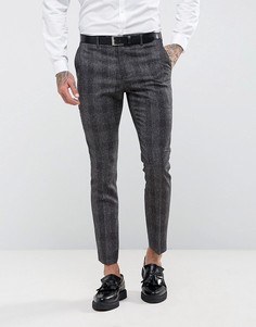 Серые брюки скинни в клетку River Island - Серый