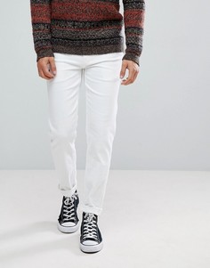Белые эластичные джинсы слим ASOS - Белый
