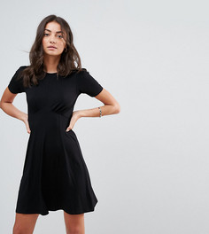 Чайное платье мини ASOS TALL - Черный