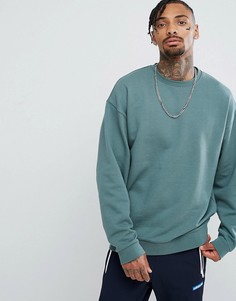 Зеленый oversize-свитшот ASOS - Зеленый