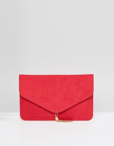 Клатч с кисточкой ASOS - Красный