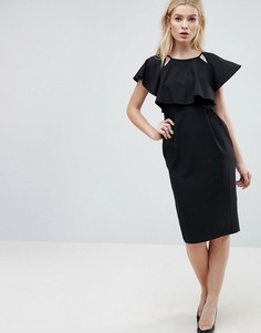 Двухслойное платье миди ASOS - Черный