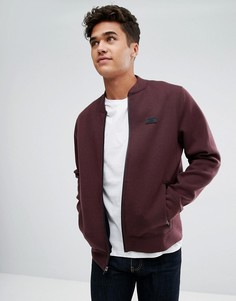 Красный трикотажный бомбер Abercrombie &amp; Fitch - Красный