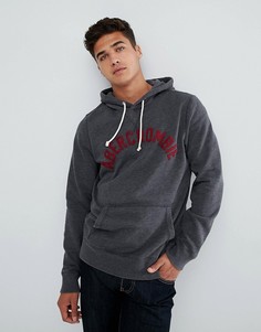 Худи темно-серого цвета с логотипом Abercrombie &amp; Fitch - Серый
