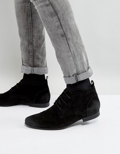 Черные замшевые ботинки чукка River Island - Черный