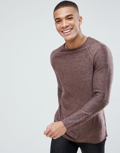 Бордовый джемпер с рукавами реглан New Look - Красный