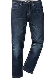 Трикотажные джинсы Regular Fit Straight, cредний рост (N) (темно-синий) Bonprix