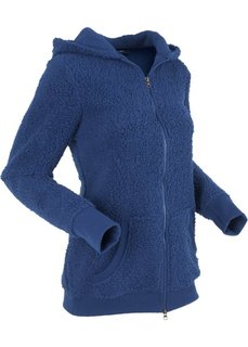 Плюшевая куртка (ночная синь) Bonprix