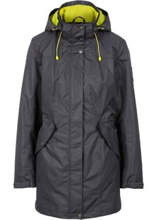 Функциональная куртка 3 в 1 (шиферно-серый/лаймовый) Bonprix